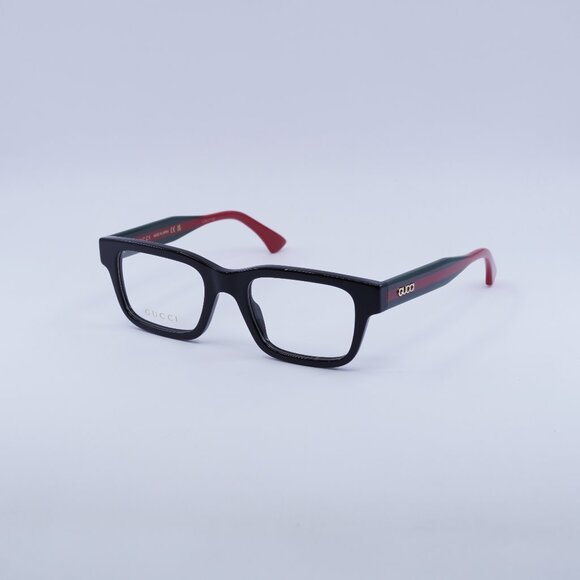 Gucci GG1865O 001 Eyeglasses Black 50mm Square Frame - Picture 1 of 9